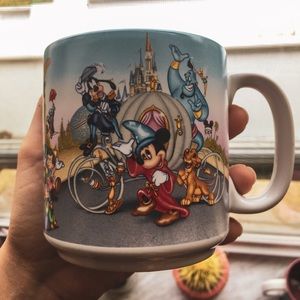 1996 Vintage WDW 25th year REMEMBER THE MAGIC Mug